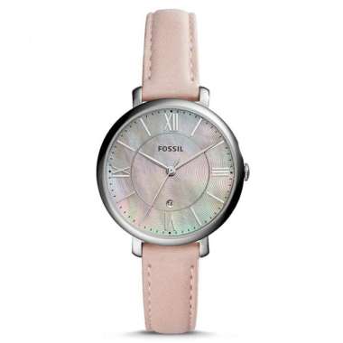 Fossil ES4151 Tali Kulit Jam Tangan Wanita - Pink PINK