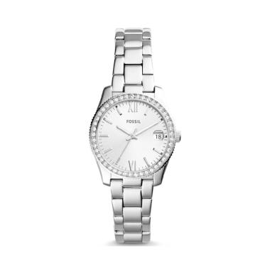 Fossil ES4317 ES4319 Stainless Steel Jam Tangan Wanita SILVER