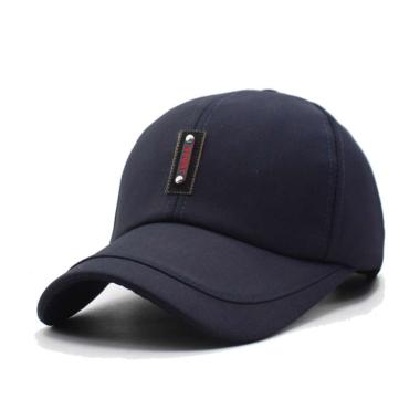 Korean Baseball cap : RED SPORT - Topi Baseball Topi Golf Topi Pria One Size NAVY