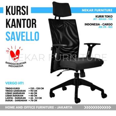 Savello Kursi Kantor Staff - Vergo HT1 - Mekar Furniture Multicolor Jakarta-Bekasi-Tangerang