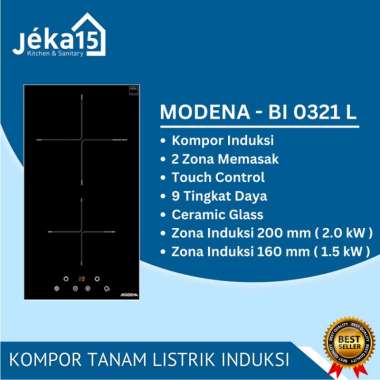 KOMPOR TANAM LISTRIK INDUKSI MODENA BI 0321 L