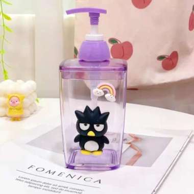 Pump Botol Karakter / Tempat Sabun Cair Shampoo Hello Kitty My Melody Batz Batz Maru