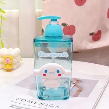 Pump Botol Karakter / Tempat Sabun Cair Shampoo Hello Kitty My Melody Cinnamonroll