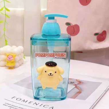 Pump Botol Karakter / Tempat Sabun Cair Shampoo Hello Kitty My Melody Pompom Purin