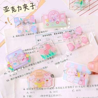 Penjepit Book Buku Cute Kertas Klip Kertas //Penjepit Kertas Character Besar