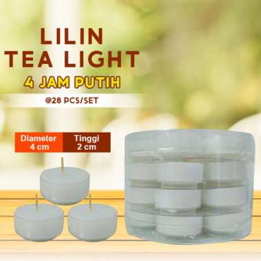 Jual Artsy Lilin Dekorasi Kecil Tea Light Candles 100 Pcs Pack Murah September 2020 Blibli Com