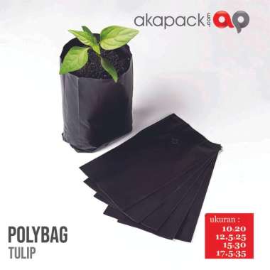 Polybag Polibag Polibek Tanaman Kantong Tanaman TULIP 15x30
