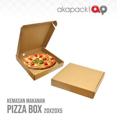 kardus packing box pizza die cut uk 20x20x5cm