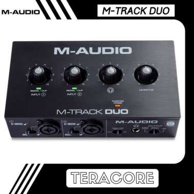 M-Audio M-Track Duo M Audio Track Soundcard USB 2 Mic 2 Inst 2 Channel