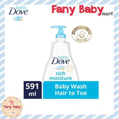 Promo Harga Dove Baby Hair to Toe Wash Rich Moisture 591 ml - Blibli