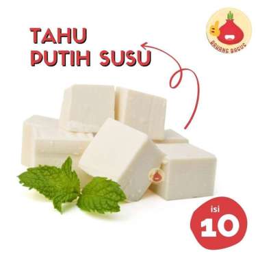 Tahu Susu/Tahu Sutra Putih/Tahu Sutra Kuning 10pcs/box - Bawangbagus Tahu Sutra Putih