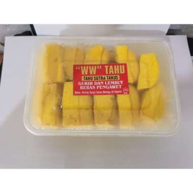 Tahu Susu/Tahu Sutra Putih/Tahu Sutra Kuning 10pcs/box - Bawangbagus Tahu Sutra Kuning