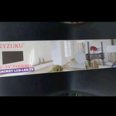 BRACKET TV KYZUKU BREKET MONITOR LCD LED BESAR 26 - 55 INCH ADJUSTABLE