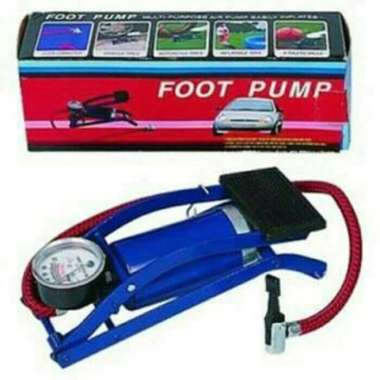 pompa injak ban / foot pump BIRU