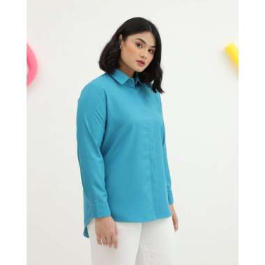 Geulis.id DAILY SHIRT (8 warna) Kemeja Wanita S TOSCA