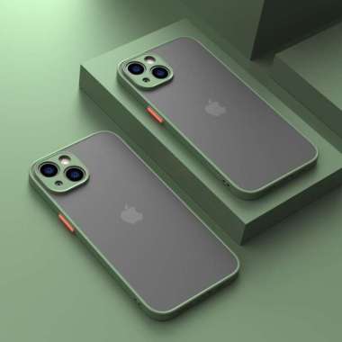 Soft Case Apple Iphone 14 & 14 Plus Soft Aero Color Button Matte 14 PLUS hijau matcha