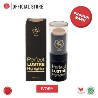Viva Queen Perfect Lustre Highlighter (GLOWING & BRIGHTENING) - Tersedia 2 warna Ivory