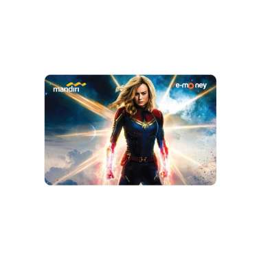 Kartu EMONEY MANDIRI Captain Marvel 3 Movie Film Kartu Etoll e toll E Money E-money Winlycollections