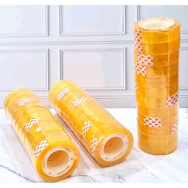 12 Rol Selotip Kecil Bening 1/2 × 20