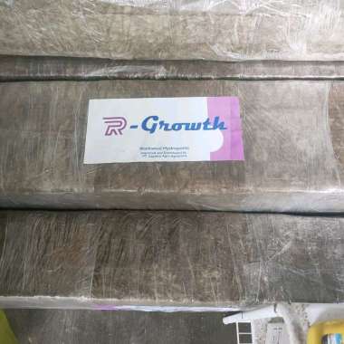 R-Growth Rockwoll hidroponik 1Ball(6slab) coklat