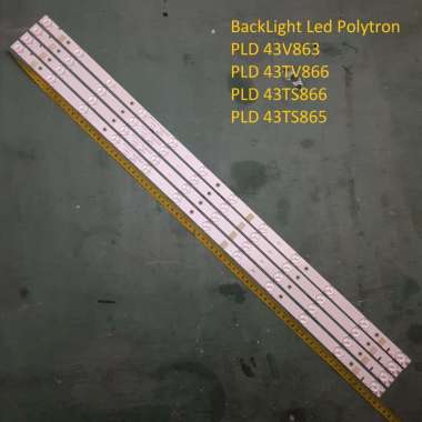 BackLight Polytron PLD43V863 PLD43TV866 PLD43TS866 PLD43TS865 Led 12mata 3volt 82,5-79,5cm 1Set