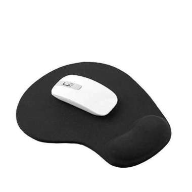 Mouse Pad dengan Bantalan Gel Hitam
