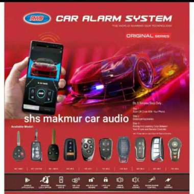 alarm mobil tuk tuk / alarm mobil RWB rbt-8800 hitam