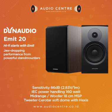 Dynaudio Emit 20 Bookshelf Speaker passive speaker new mode