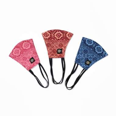 Batik Semar Masker DWS Headloop set3 Aneka Motif WR2