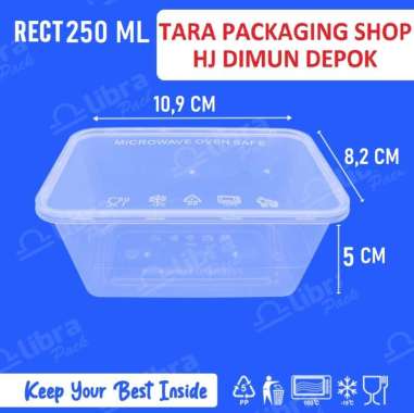 THINWALL RECTANGLE 250 ML