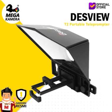 Desview T2 Broadcast Teleprompter for Camera Interview