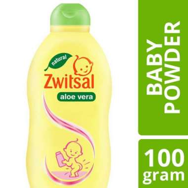 Zwitsal Baby Powder Natural Aloe Vera 100gr - Zwitsal Bedak Bayi