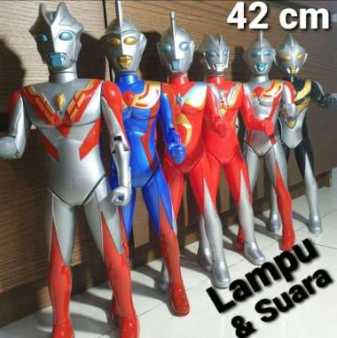 mainan robot ultraman suara dan lampu ultraman orb ginga geed zero