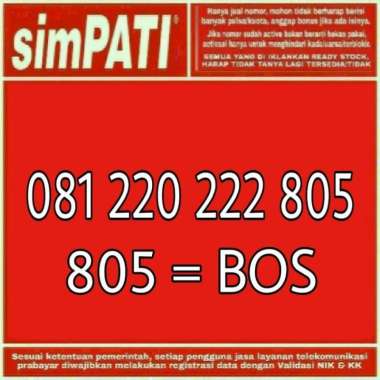 Nomor simpati cantik 805