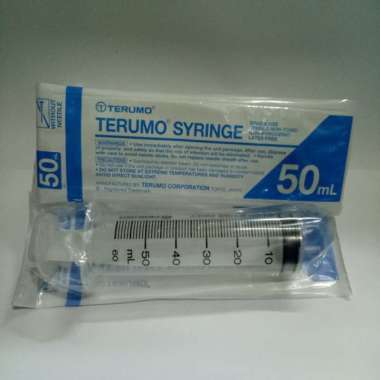 Syringe 50Cc/Ml Spuit 50Ml Terumo Lobang Pinggir
