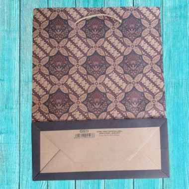 Paperbag Batik Kiky Tas Kertas Kraft Paper Bag Motif Batik