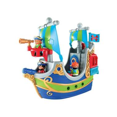 ELC Happyland Pirate Ship - Mainan Pretend Play Kapal Bajak Laut Anak Balita 2 Tahun