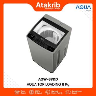 AQUA MESIN CUCI FULL AUTO AQW-89DD / AQW 89DD Kapasitas 8 Kg