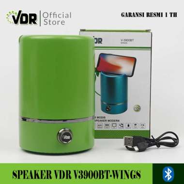 SPEAKER Wireless VDR Portable V-3900BT WINGS Best Quality /KING JAY green