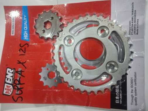 GEAR DEPAN & GEAR BELAKANG ENR SUPRA X 125 35 T 14 T