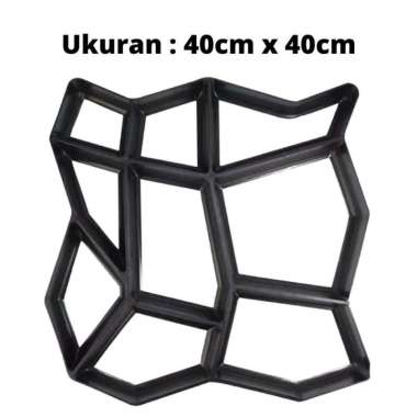 Cetakan Paving Block DIY Paving Blok Mudah Praktis Cetakan Jalan Teras E ABSTRAK BESAR