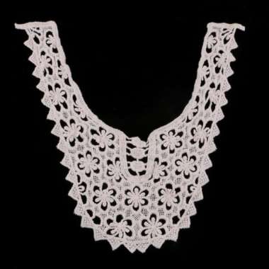 2pcs Embroidered Owl Pattern Lace Collar Applique Clothing Sewing Accessories 2pcs Embroidered Owl Pattern Lace Collar Applique Clothing Sewing Accessories