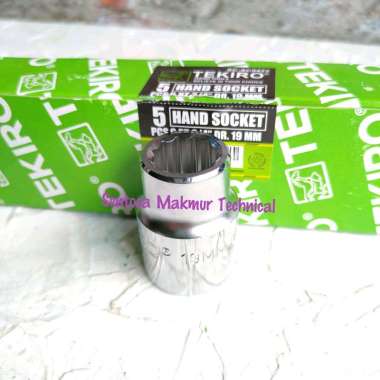 TEKIRO 3/4" 19 MM Mata Kunci Sock Sok Soket Shock 19mm 6PT 12PT 12PT