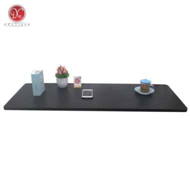 Meja Lipat Dinding 100x50cm Meja Belajar / Meja Laptop / Meja Makan Hitam - 100x50cm