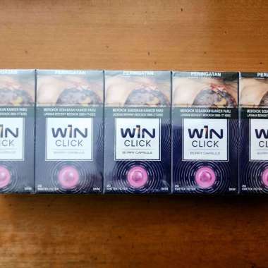 Rokok Win Click Berry Capsule 20 Batang