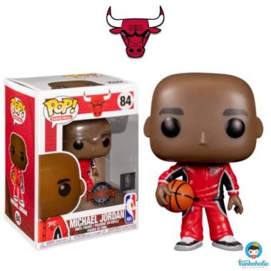 Funko POP! Basketball Chicago Bulls Michael Jordan in Red Warm-Up Suit