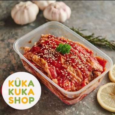 Daging Sapi Marinasi Teriyaki / Bulgogi / Blackpepper / BbQ US Beef Slice / Daging Sapi Bumbu 500gr 