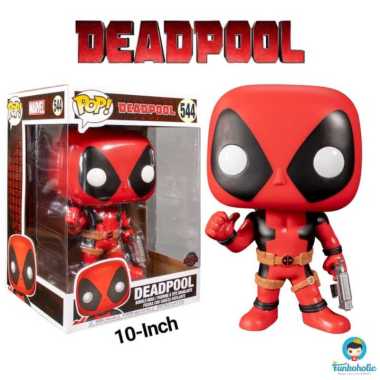 Funko POP! Marvel - Deadpool Thumbs Up (Red) 10" - 10-Inch [Exclusive]