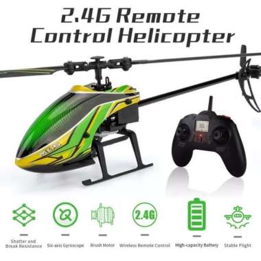 RC Helikopter JJRC M05 6-Axis Gyro 4CH 2.4G Mainan Anak Helicopter Hijau