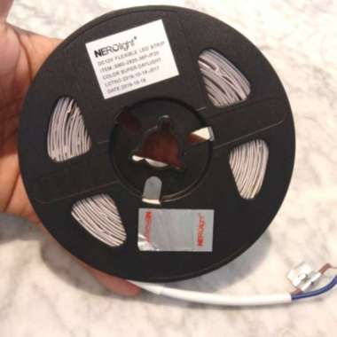 Led Strip Nero 18W Dc 12V 2835 36Led Flexible Strip Light Biru